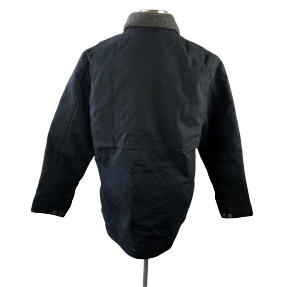 NWT Carhartt Men's Regular Medium Black Cotton Full Swing Chore Coat 102707-001 - Picture 7 of 11